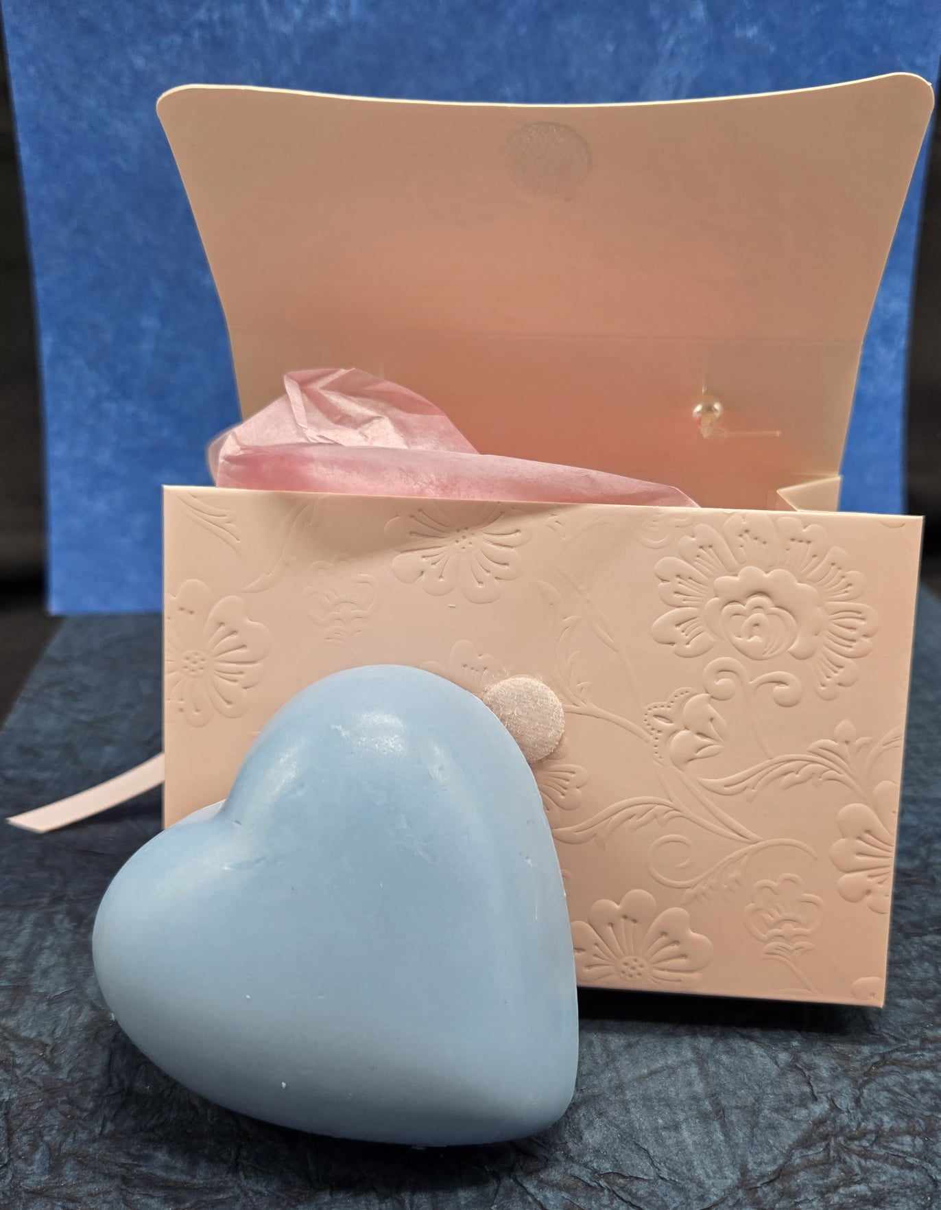 For HER! Sweet Pink Purse Gift Box with Scented Heart Soap