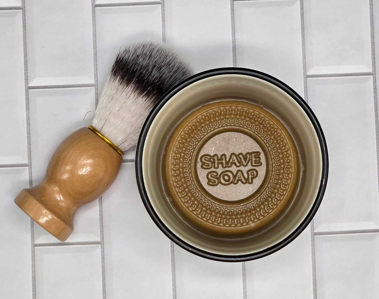 Shaving Soap Set (Beige)