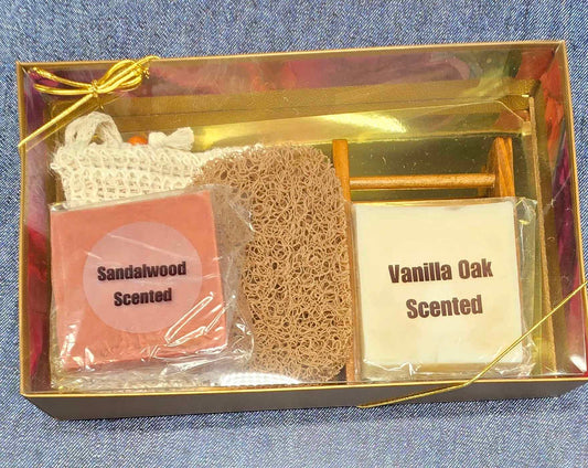 Soap Gift Set (2 Soaps with Dish)